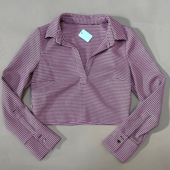 Tops - Stylish Checkered Women's Top